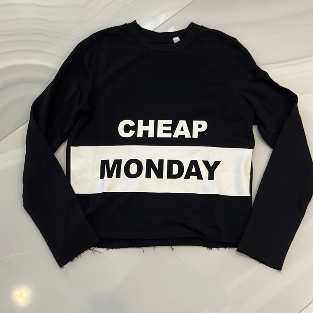 Cheap Monday Logo Block Sweater Small - Picture 2 of 5